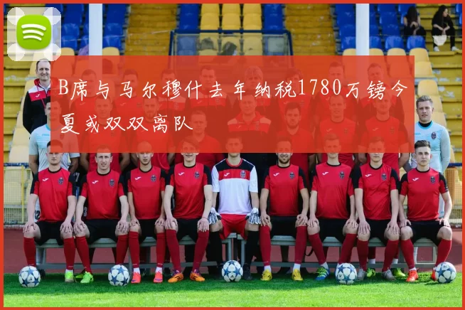 B席与马尔穆什去年纳税1780万镑今夏或双双离队